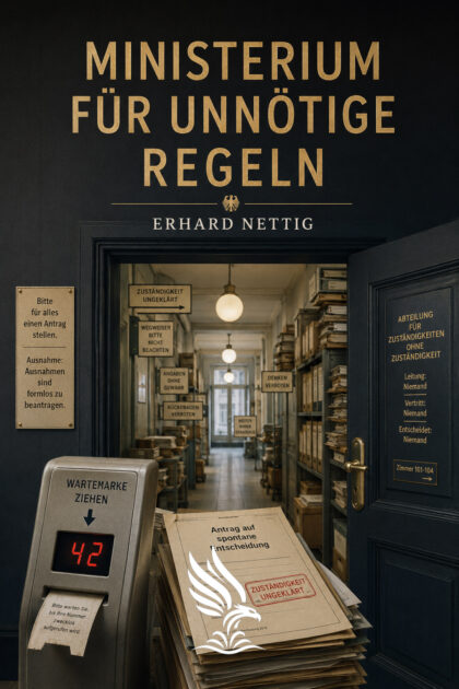 Buch „Ministerium für unnötige Regeln“ von Erhard Nettig